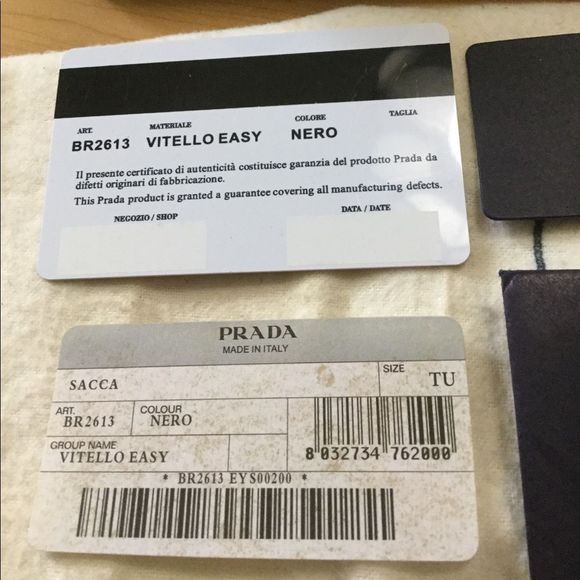 PRADA Black Leather Push-Lock Shoulder Bag BR2613 - Picture 7 of 8